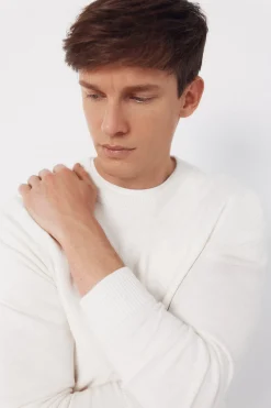 Cortefiel Jersey punto algod&oacute;n cuello redondo b&aacute;sico^Hombre Jerséis Y Cárdigans