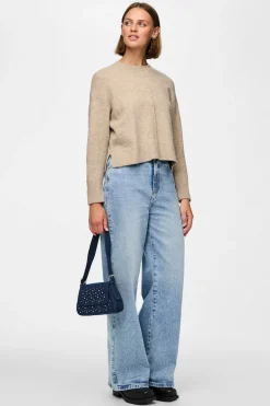 Pieces Jersey punto b&aacute;sico^Mujer Jerséis Y Cárdigans|Basic Bar