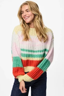 Pieces Jersey punto colores^Mujer Jerséis Y Cárdigans