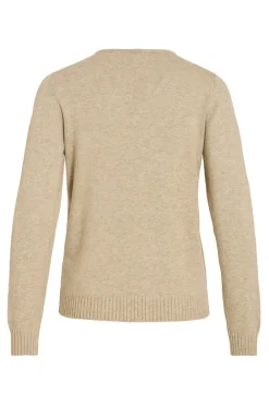 Vila Jersey punto cuello pico^Mujer Basic Bar