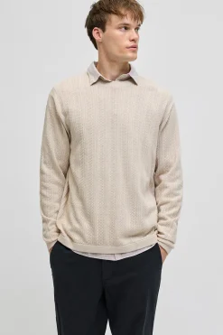 JJ REBEL Jersey punto estructurado holgado^Hombre Jerséis Y Cárdigans