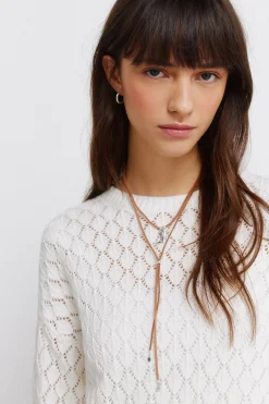 Springfield Jersey punto pointelle^Mujer Jerséis Y Cárdigans