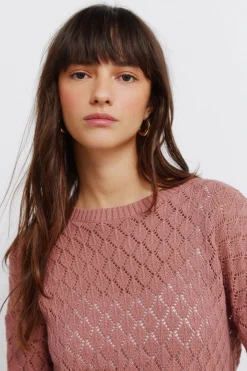 Springfield Jersey punto pointelle^Mujer Jerséis Y Cárdigans