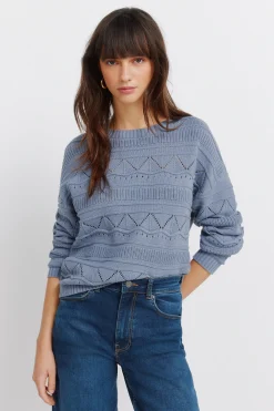 Springfield Jersey punto pointelle^Mujer Jerséis Y Cárdigans