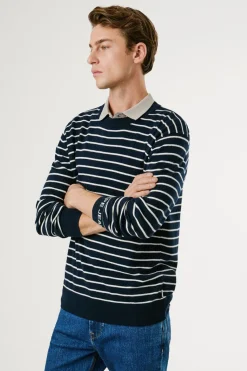 Pepe Jeans Jersey Punto Rayas Fit Regular^Hombre Jerséis Y Cárdigans