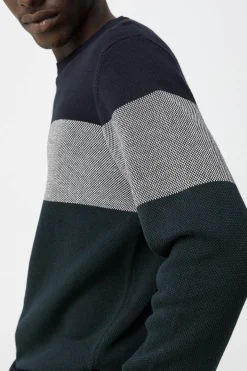 Tiffosi Jersey punto tricolor^Hombre Jerséis Y Cárdigans