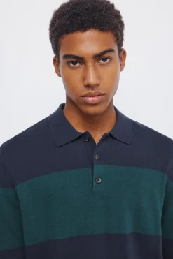 Springfield Jersey raya cuello polo^Hombre Polos