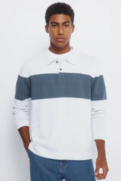 Springfield Jersey raya cuello polo^Hombre Polos