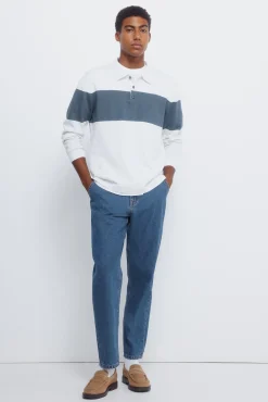 Springfield Jersey raya cuello polo^Hombre Polos