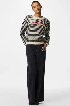 Pieces Jersey rayas contraste print jadore^Mujer Jerséis Y Cárdigans