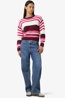 Noisy May Jersey rayas cuello redondo^Mujer Jerséis Y Cárdigans