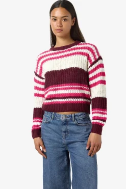 Noisy May Jersey rayas cuello redondo^Mujer Jerséis Y Cárdigans