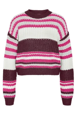 Noisy May Jersey rayas cuello redondo^Mujer Jerséis Y Cárdigans