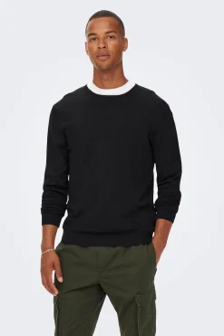 Only & Sons Jersey regular fit^Hombre Jerséis Y Cárdigans|Sudaderas