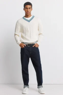 Springfield Jersey trenzas cuello pico^Hombre Jerséis Y Cárdigans