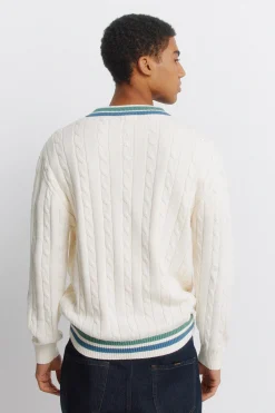 Springfield Jersey trenzas cuello pico^Hombre Jerséis Y Cárdigans