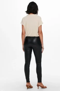 Only Legging de polipiel^Mujer Pantalones