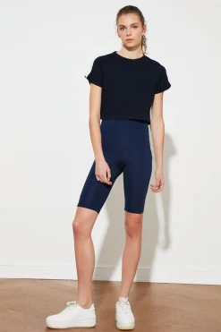 Trendyol Legging deportivo medio biker^Mujer Deporte