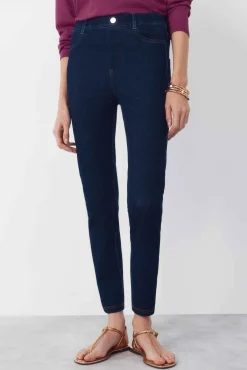 Cortefiel Legging punto denim^Mujer Pantalones
