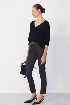 Cortefiel Legging punto denim^Mujer Pantalones