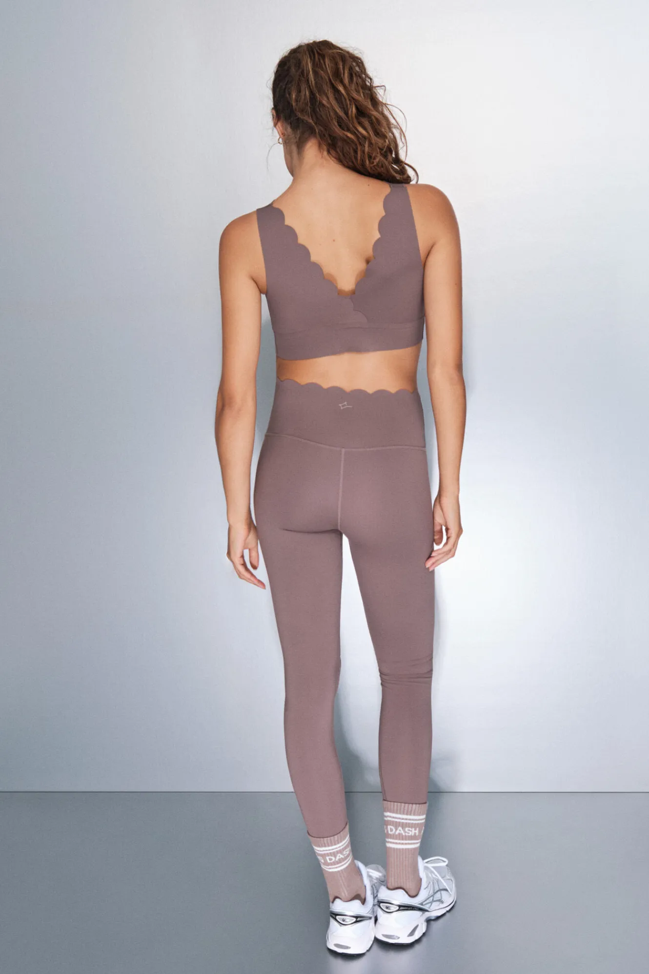 Dash and Stars Leggings COMPRESSIVE largo marrón^Mujer Deporte