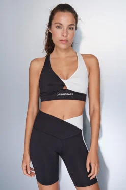 Dash and Stars Leggings 4D STRETCH ciclista y blanco^Mujer Deporte