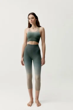 Born Living Yoga Leggings deportivos Dione verde y beige^Mujer Deporte