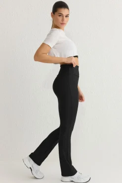 Trendyol Leggings deportivos flare tiro alto^Mujer Deporte