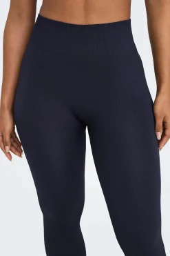 Only Play Leggings Seamless de cintura alta canal&eacute;^Mujer Deporte