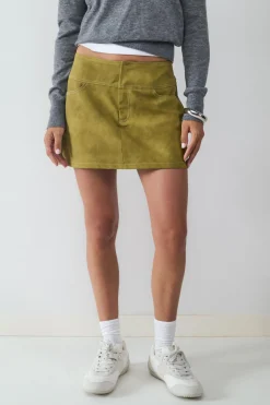 Balmohk Mini falda efecto deste&ntilde;ido^Mujer Faldas|Total Look