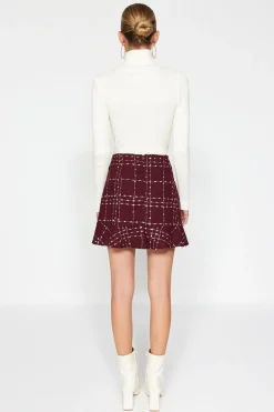 Trendyol Minifalda con bajo de volantes^Mujer Faldas