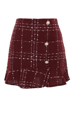 Trendyol Minifalda con bajo de volantes^Mujer Faldas