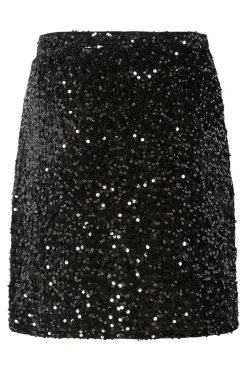 Pieces Minifalda de lentejuelas^Mujer Faldas