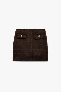 Koton Minifalda de tweed^Mujer Faldas