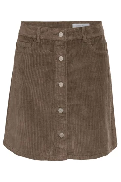 Noisy May Minifalda pana botones^Mujer Faldas