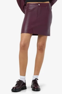 Noisy May Minifalda polipiel^Mujer Faldas