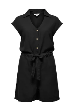 Only Mono corto de lino^Mujer Lino