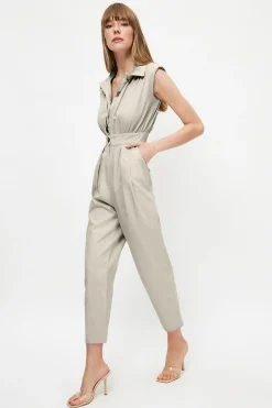 Trendyol Mono sin mangas botones^Mujer Vestidos Y Monos