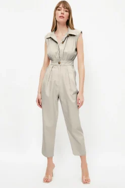 Trendyol Mono sin mangas botones^Mujer Vestidos Y Monos