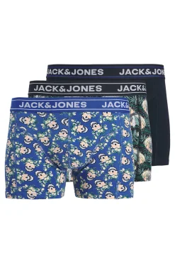 Jack & Jones Pack 3 b&oacute;xer combinado estampado^Hombre Calzoncillos