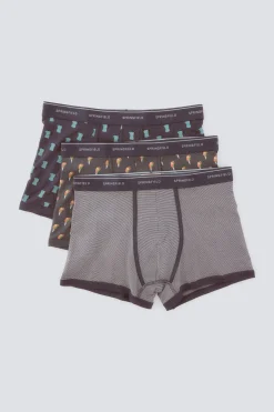 Springfield Pack 3 boxers caf&eacute; con helado^Hombre Calzoncillos