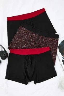 Trendyol Pack 3 boxers lisos de algodón^Hombre Calzoncillos