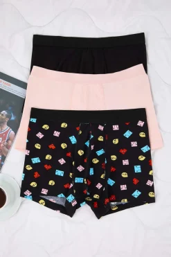 Trendyol Pack 3 boxers lisos de algodón^Hombre Calzoncillos