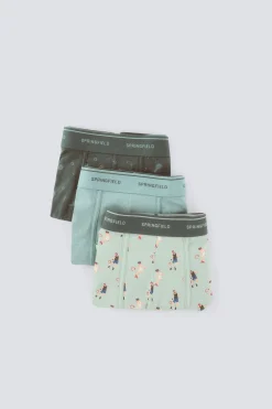 Springfield Pack 3 boxers tenis^Hombre Calzoncillos