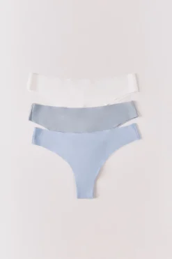 Women'secret Pack 3 bragas brasile&ntilde;as microfibra multicolor^Mujer Braguitas