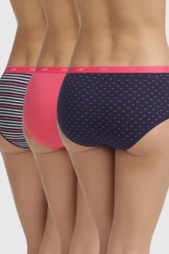 DIM Pack 3 bragas culotte Pockets Coton^Mujer Braguitas