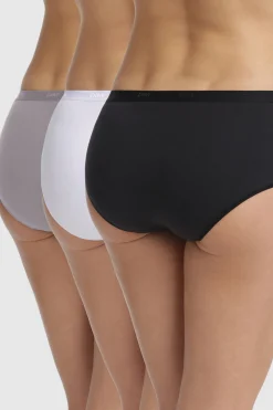 DIM Pack 3 bragas culotte Pockets Eco^Mujer Braguitas