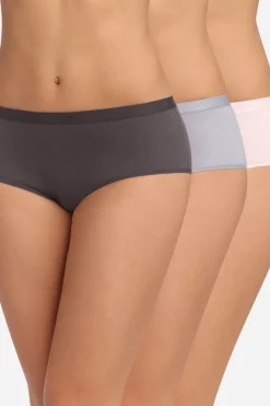 DIM Pack 3 bragas culotte Pockets Eco^Mujer Braguitas