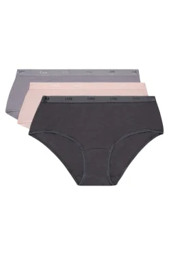 DIM Pack 3 bragas culotte Pockets Eco^Mujer Braguitas