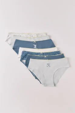 Women'secret Pack 7 bragas culottes algod&oacute;n Snoopy^Mujer Braguitas